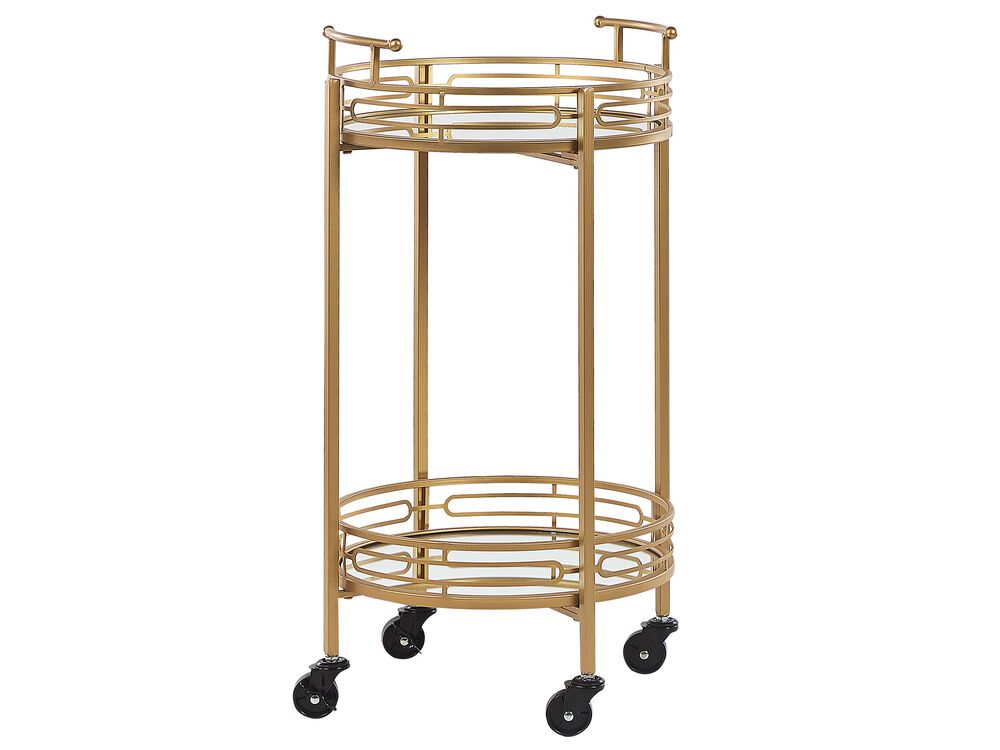 Servierwagen FARLEY Metall Gold