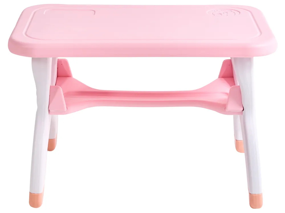 Kids Table with Chairs BOLLON Pink_1124284