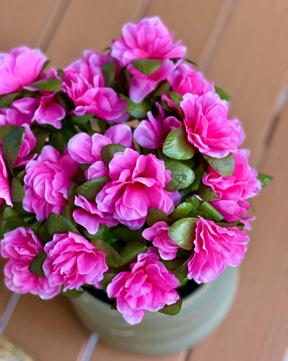 Kunstpflanze NOVELLA 36 cm Rosa - Beliani.de