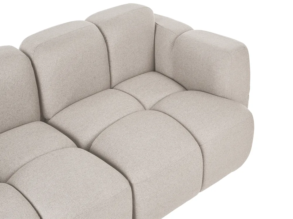 Modul Ecksofa 4-Sitzer MAKSABERG Stoff Beige rechtsseitig_1133571