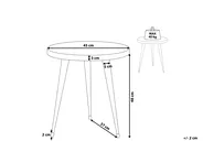 Beistelltisch DETAH Teakholz Dunkelbraun_815096