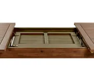 Gartenmöbel Set 6-Sitzer AMANTEA inkl. Kissen Akazienholz Cremeweiß_880471