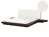 Wasserbett Bouclé ZEN 160 x 200 cm Dunkle Esche