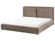 Wasserbett Bouclé BAJONNA 160 x 200 cm Braun_1010906