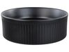 Aufsatzwaschbecken GELDO ⌀ 37 cm Keramik Schwarz