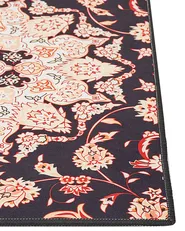 Teppich ARITAS Schwarz 60 x 200 cm_886601