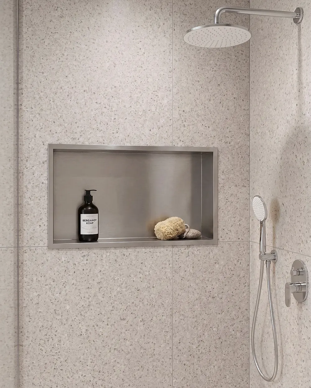 Shower Niche ITAIPU LED Metal Silver_1150155