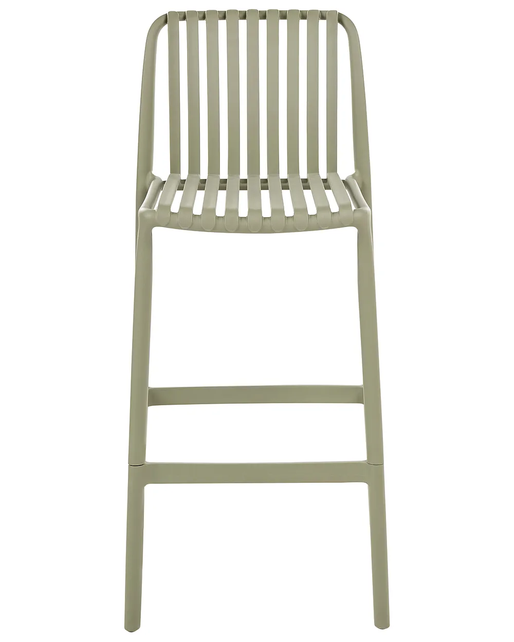 Set mit 2 Barstühlen ARICCIA Kunststoff Grün_1149263