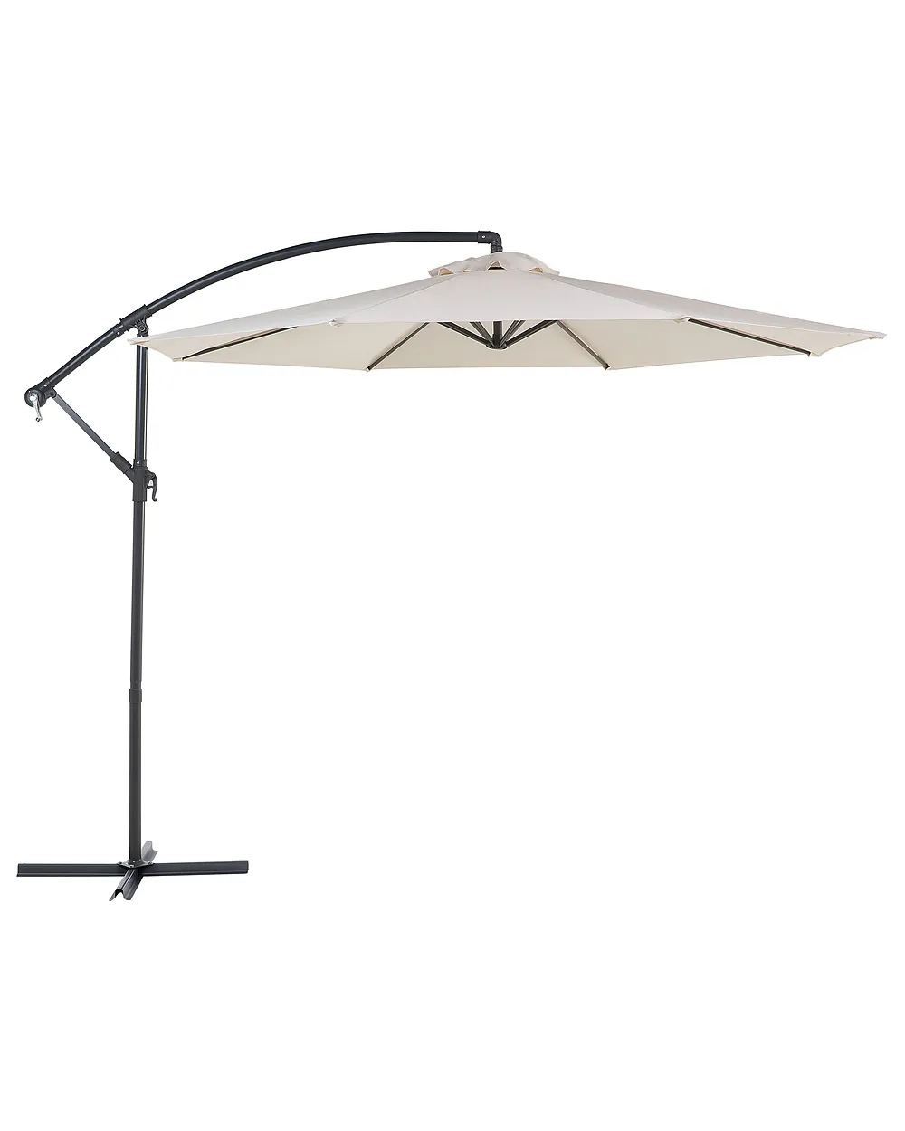 Ampelschirm 300 cm RAVENNA Hellbeige