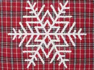 Dekokissen 2er Set LONICERA 45 x 45 cm Rot Weihnachtsmotiv_901980