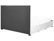 Bed with Storage Drawers LIEVIN Velvet Light Grey 180 x 200 cm (EU Super King)_858083