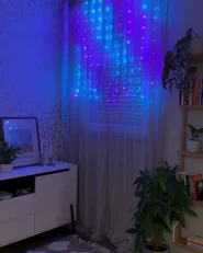 Lichtervorhang Smart LED mit App KULUSUK 150 x 320 cm Bunt_1027705