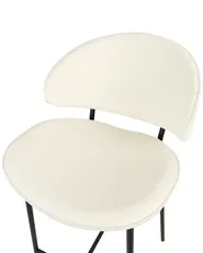 Set mit 2 Barstühlen KIANA Hellbeige_908110