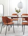 Esszimmerstuhl 2er Set KENAI Orange