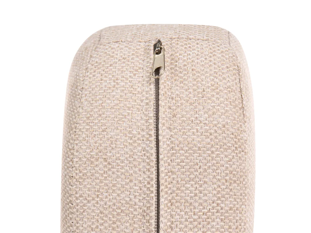 Garten Ecksofa mit Tisch 3-Sitzer ORTE Metall Beige rechtsseitig_1125252