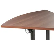 Foldable Corner Desk Module CAVI 90 cm 64 cm Dark Brown_1030823