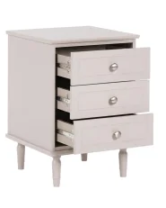 3 Drawer Bedside Table OBERON Beige_1148651