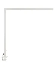 LED Clamp-On Desk Lamp VOLANS with Dimmer Metal Silver_877612