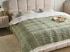 Kuscheldecke VELLA Stoff 150 x 200 cm Grün