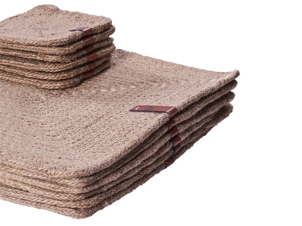 Tischset mit Untersetzern 12-teilig SALTBUSH Jute Naturfarben_946285