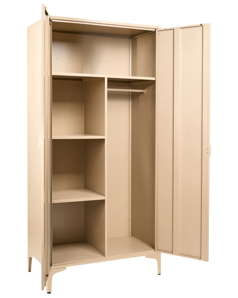 Kleiderschrank ARDURA Beige Metall_1077612