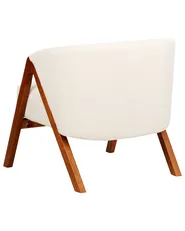 Sessel SKEI Bouclé Weiß_909712