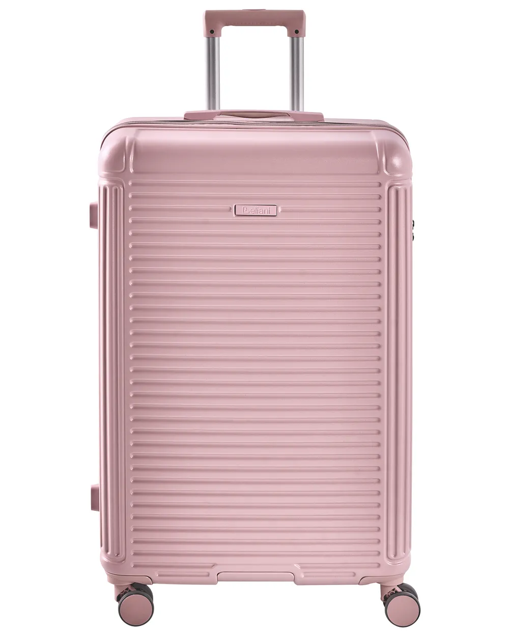 Set of 3 Hard Shell Suitcases MYNTIS Pink_1055645