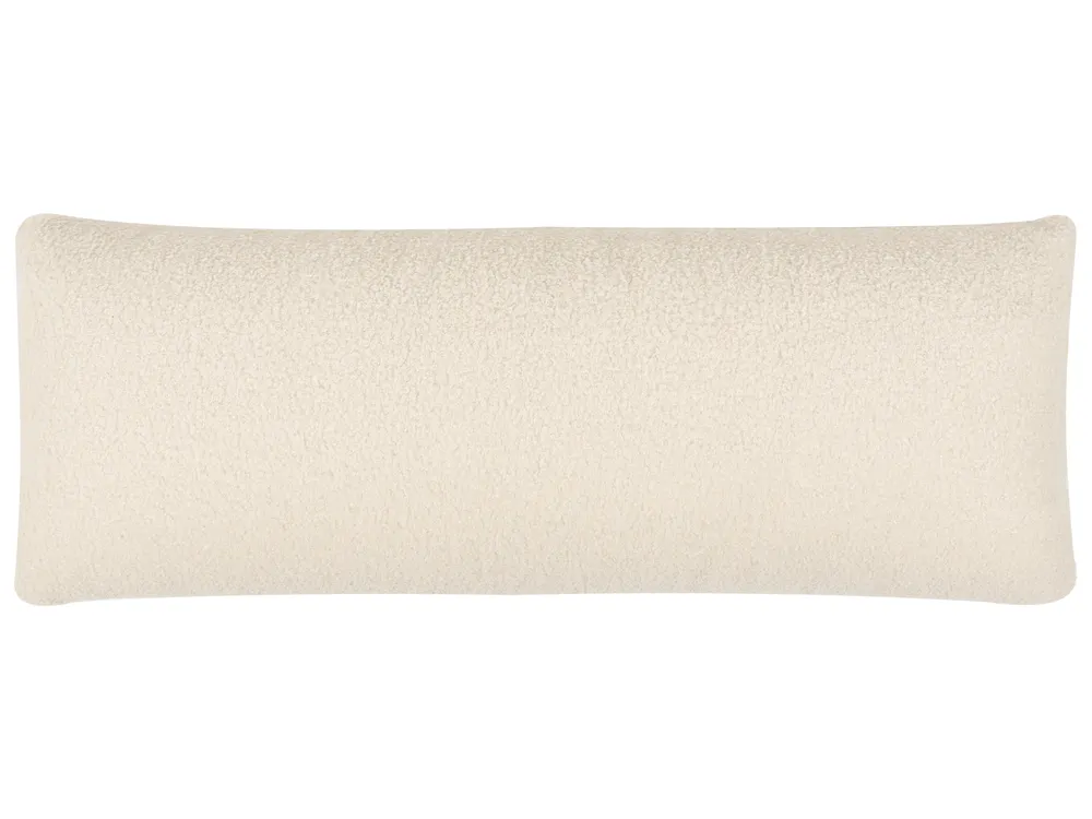 Schlafsofa 3-Sitzer VAXHOLM mit Stauraum Bouclé Cremeweiß_1026793