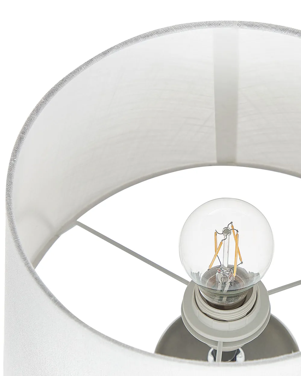 Tischlampe KHOPER Keramik Grau_822898