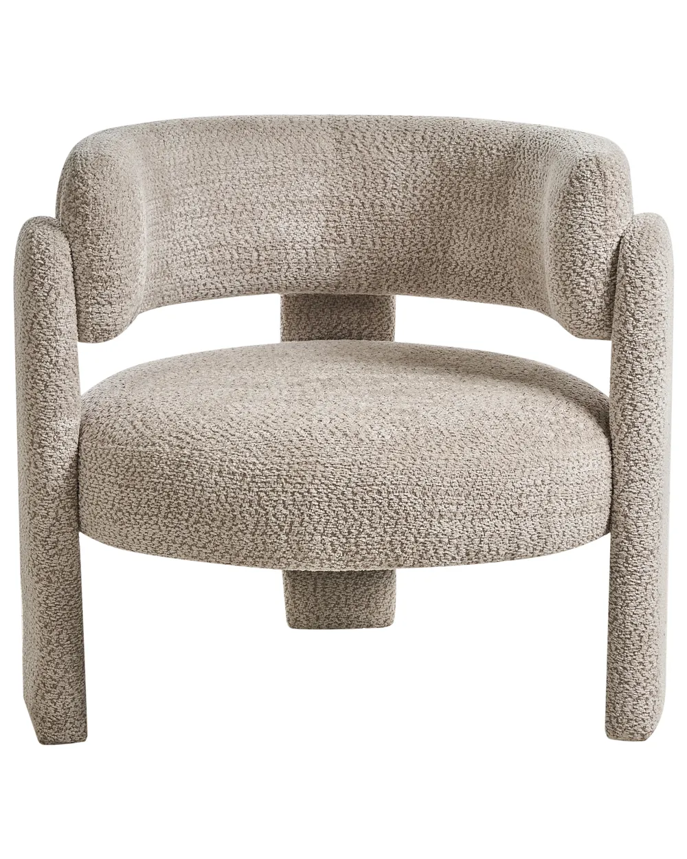 Sessel BUREA Chenillegewebe Hellbeige_1010425