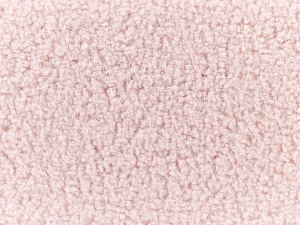 Ottoman Bed without Headboard DINAN Boucle Pastel Pink 90 x 200 cm (EU Single)_903667