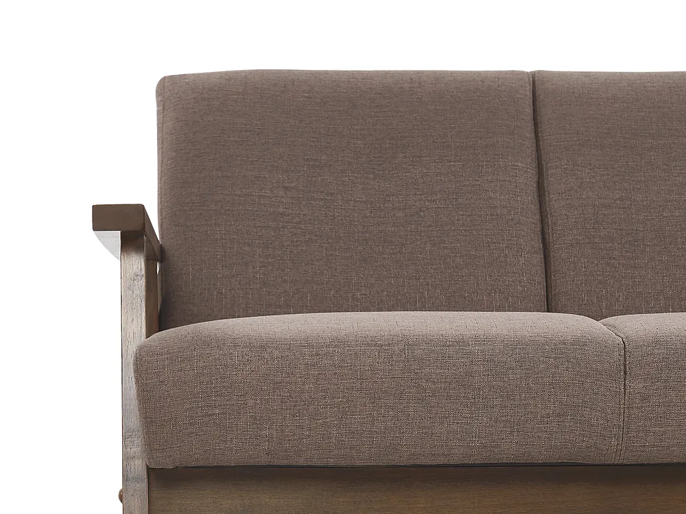 Sofa 2-Sitzer ASNES Stoff Braun_786892
