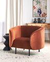 Sessel LOEN Samtstoff Orange