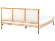 Bed Pine Wood SALERNAS 180 x 200 cm (EU Super King) Light Brown_977068