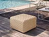 Pouf NALLI Kunststoff Hellbeige