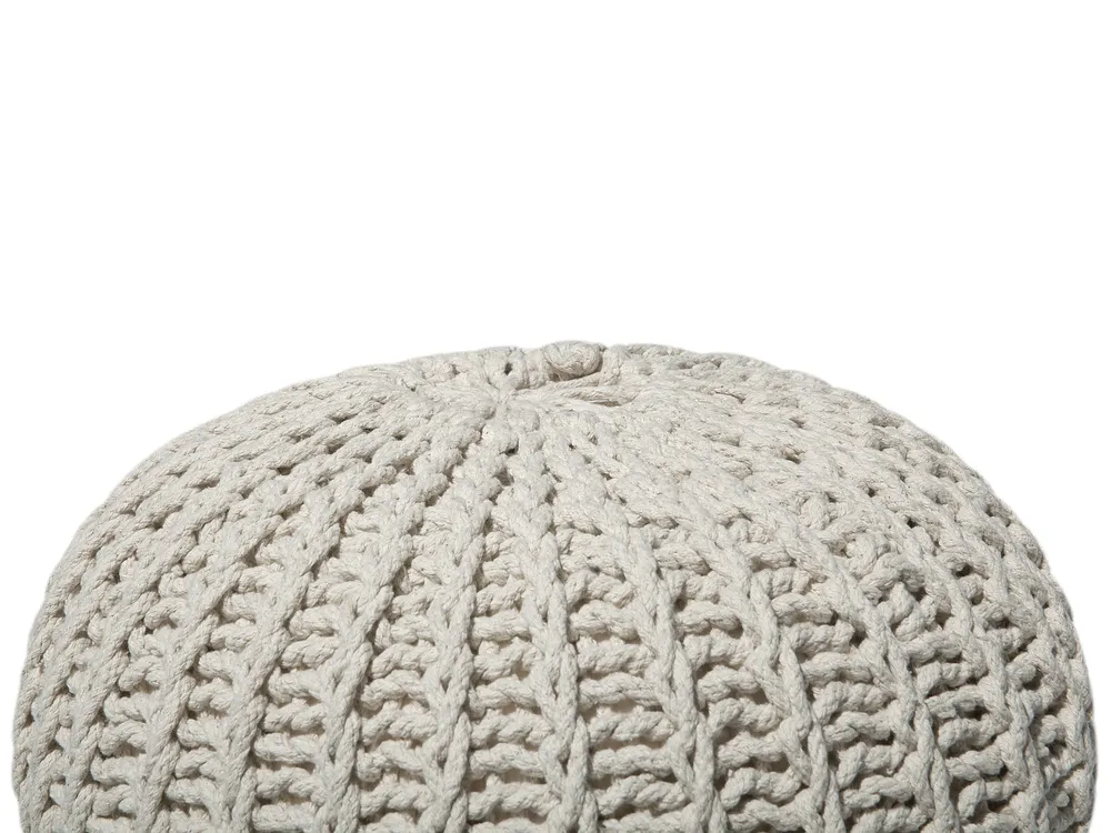 Pouffe CONRAD Cotton Beige_813952