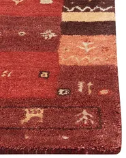 Rug SINANLI Multicolour 160 x 230 cm Gabbeh Wool_855918