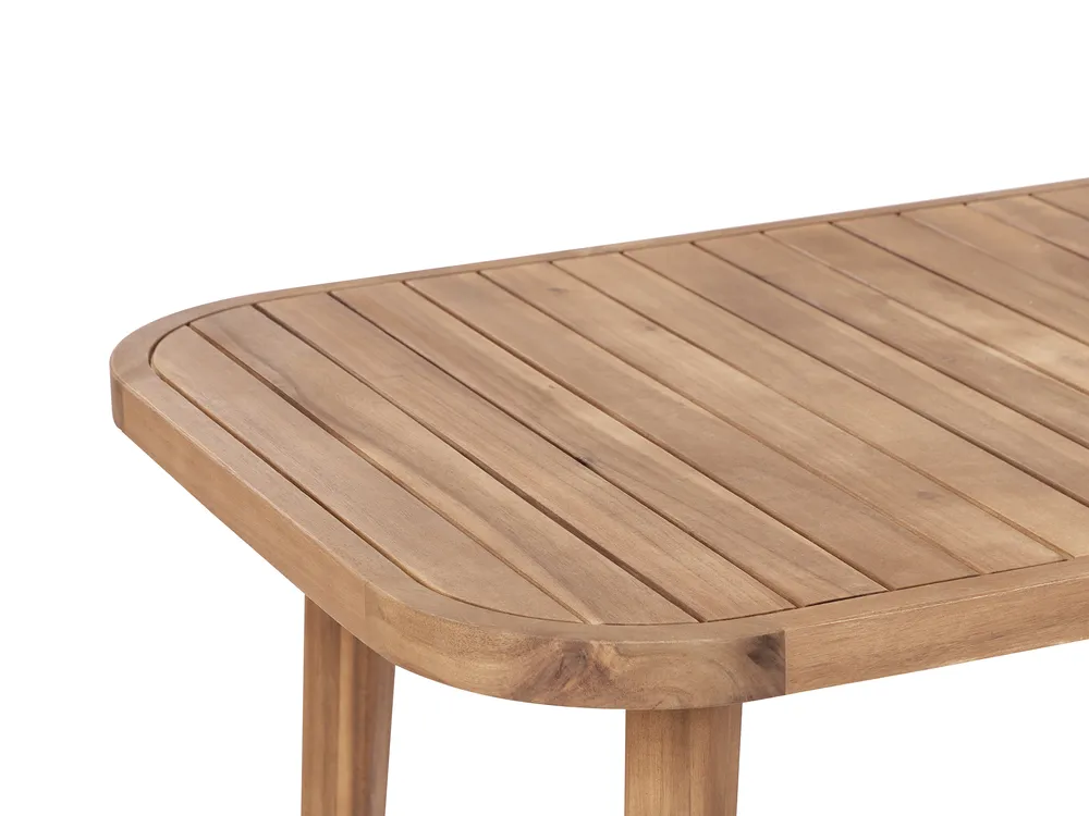 Gartenmöbel Set 4-Sitzer PARAGGI zertifiziertes Akazienholz Dunkelbraun_928539