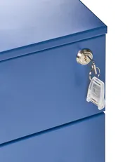 Büroschrank BOLSENA Metall Blau_1003682