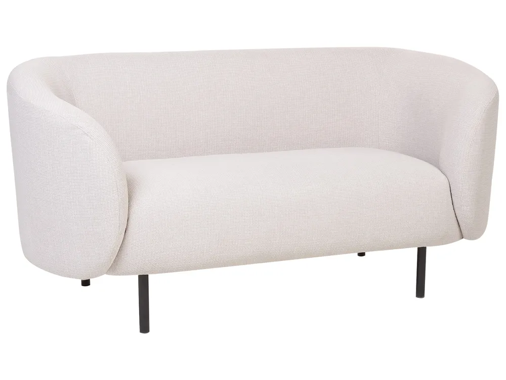 Living Room Set 3 Seater LOEN Fabric Light Beige_867514