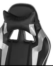 Gaming Stuhl KNIGHT Kunstleder Silber_752220