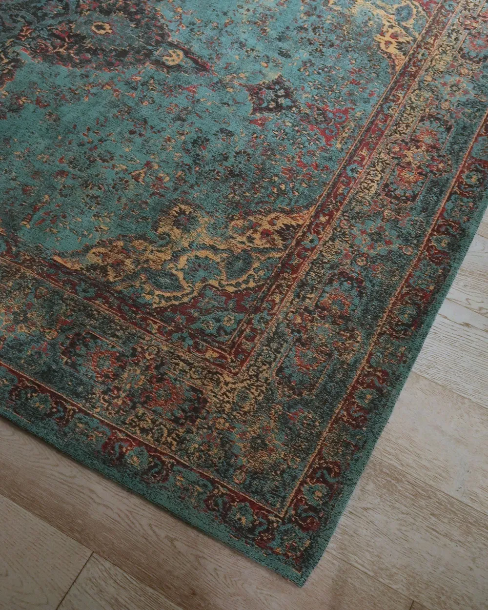Teppich KANSU Blau 200 x 300 cm Baumwolle_1176470