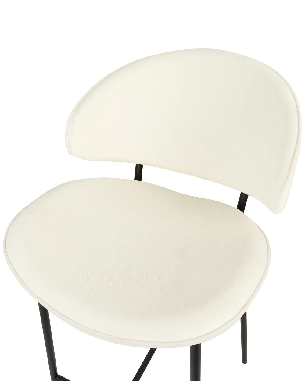 Set mit 2 Barstühlen KIANA Hellbeige_908110