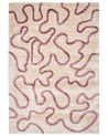 Teppich KAPPAR Beige 160 x 230 cm Viskose