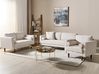 Sofa Set 6-Sitzer NURMO Stoff Hellbeige