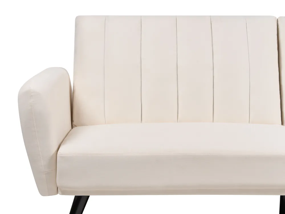 Schlafsofa 3-Sitzer VIMMERBY Stoff Hellbeige_900024