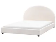 Bed Boucle VAUCLUSE 160 x 200 cm (EU King Size) Off-White_977233