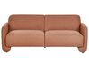 Sofa 3-Sitzer SALAND Stoff Goldbraun