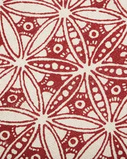 Teppich MEZITILI Rot ø 120 cm Baumwolle_756584