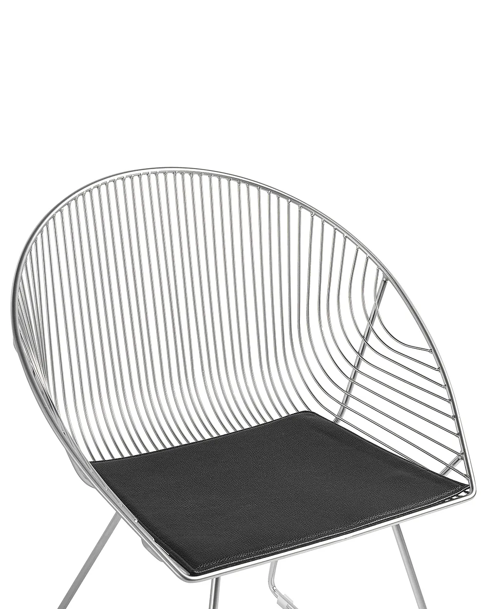 Set od 2 blagovaonske stolice AURORA Metal Srebrni_702515